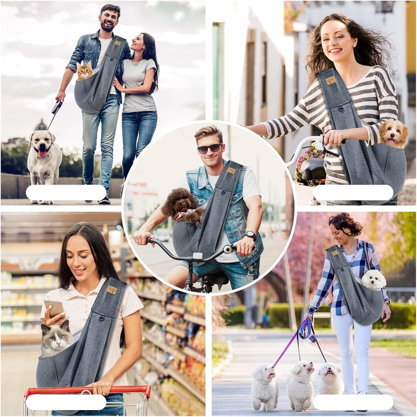 Cat Messenger Backpack Bag