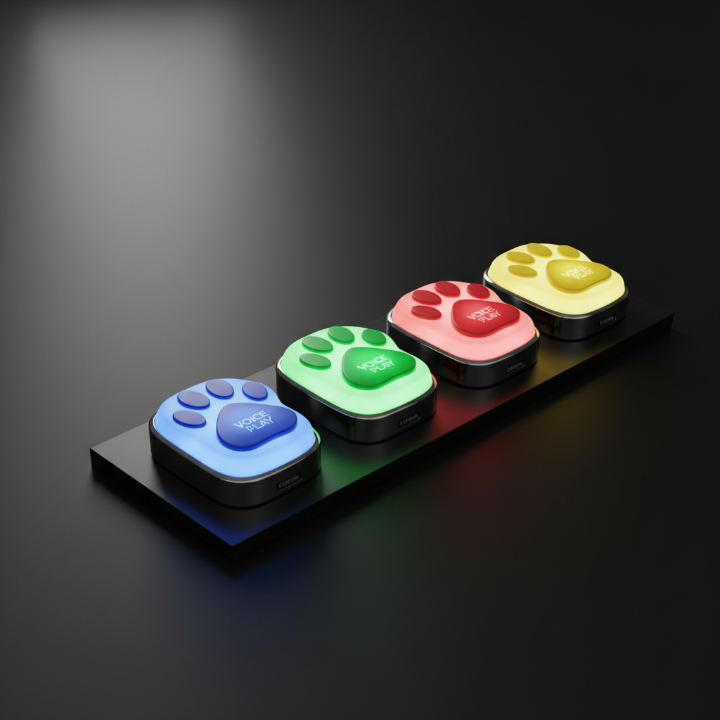 TalkiPaws Smart Button Set – Teach Your Pet to Speak with a Paw