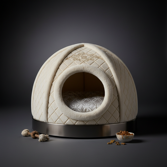 CozyPaws Tent Nest – All-Season Hideaway Bed for Dogs and Cats